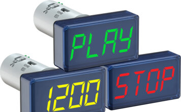 Trójkolorowy wskaźnik Modbus SMI2-M firmy akYtec